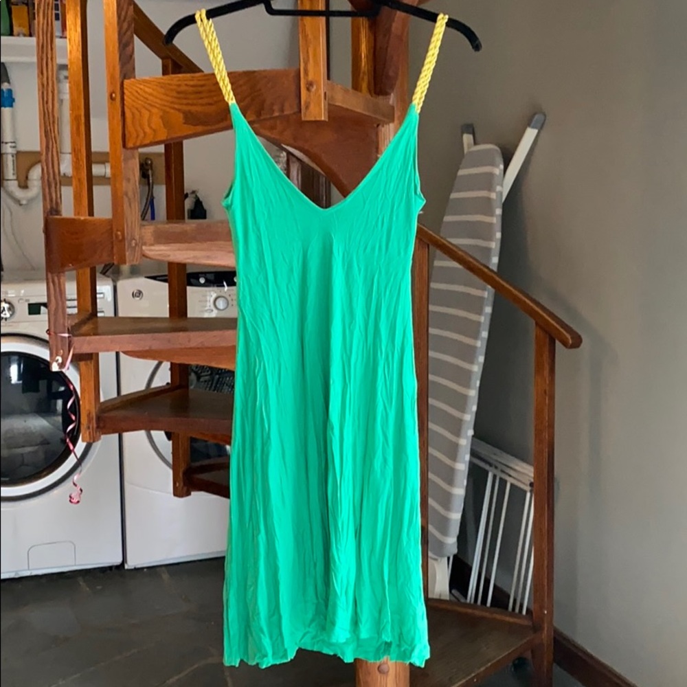 Green Strap Dress - Picture 3 of 3